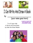 I Can Write and Draw a Book - Spiral Bound