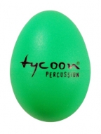 Tycoon Percussion Plastic Egg Shakers - Green (Pair)