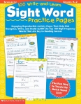 100 Write-and-Learn Sight Word Practice Pages - Softcover