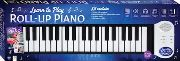 Learn to Play Roll-Up Piano Roll-Up Piano Kit with Piano, Book, Power Cable & Online Video