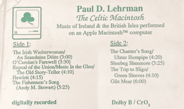 The Celtic Macintosh - Cassette