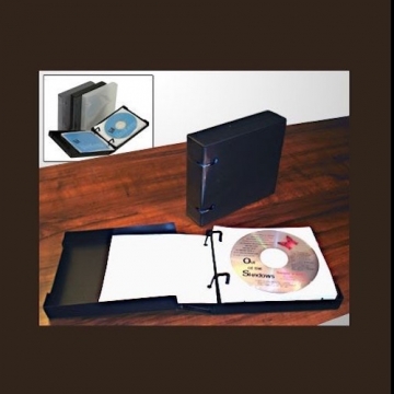 UniKeep CD/DVD 20 Disc Storage Wallet Black w/20 pages