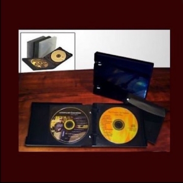 UniKeep CD/DVD 12-SLE Disc Storage Wallet Black w/6 pgs-Limited Edition