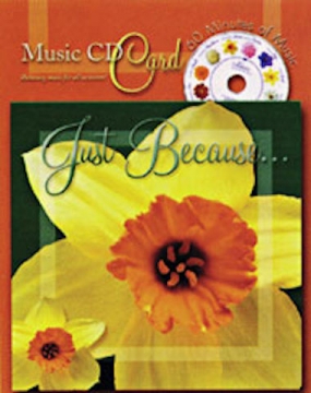 Just Because Music CD Greeting Card