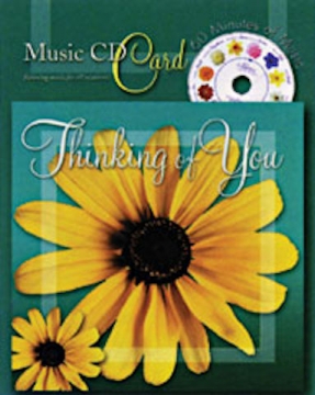Thinking Of You Music CD Greeting Card