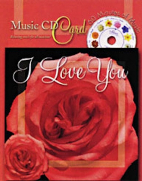 I Love You Music CD Greeting Card