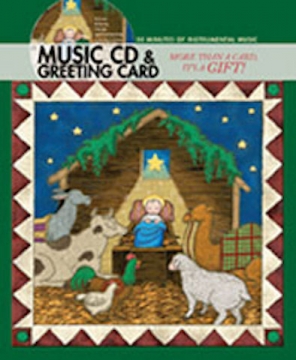 Folk Manger CD Greeting Card